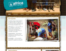 Tablet Screenshot of africaoasisproject.org
